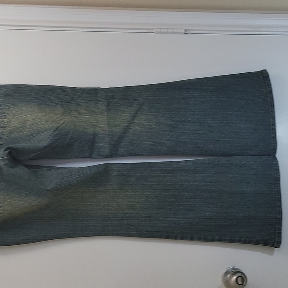 Dfx Jeans Junior Size 11 Boho Hippie Flare Leg Jeans - Picture 3 of 11